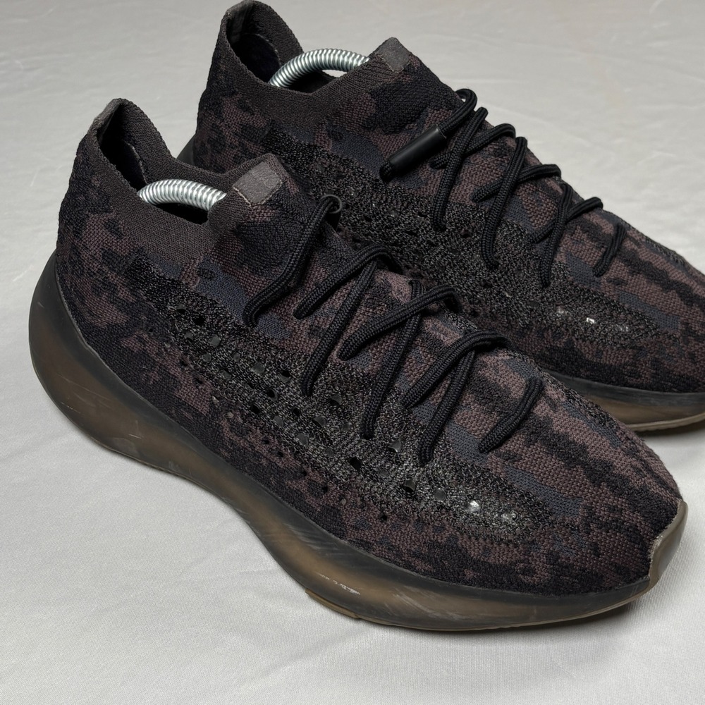 Adidas Yeezy Boost 380 Mens 11 Onyx Black Brown FZ1270 Low Top Sneakers Shoes